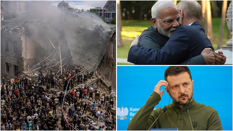 Zelenskyy On Modi's Russia Visit After Strike On Children's Hospital In Ukraine - | Photo: AP